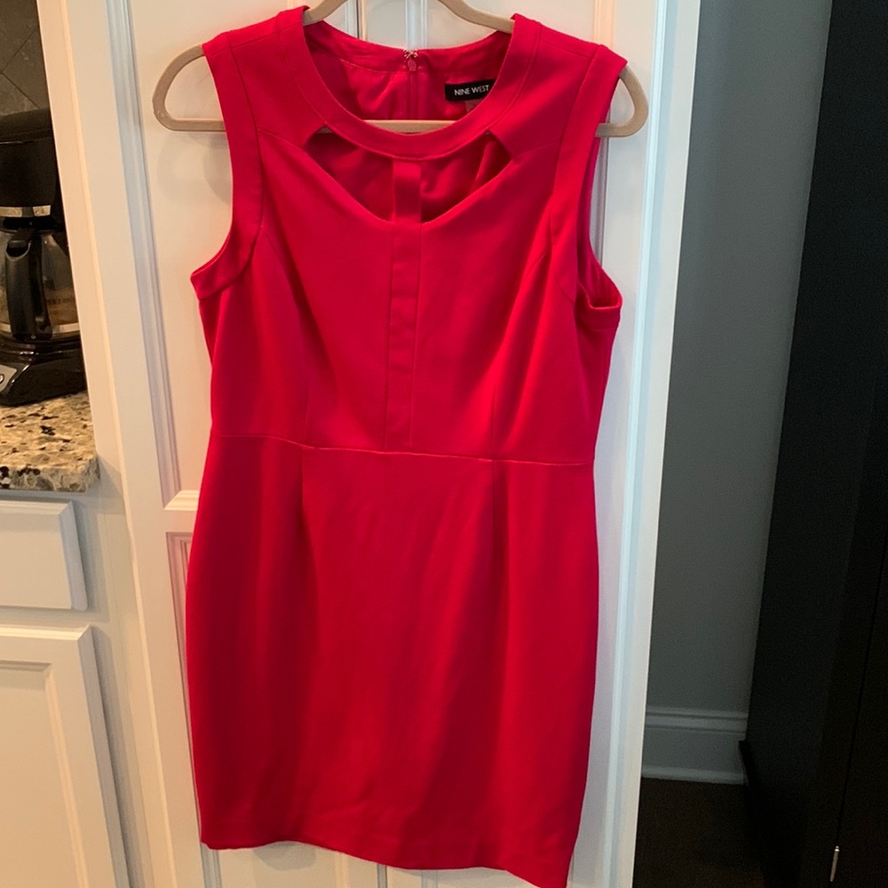 Nine West pink dress with beautiful detailing